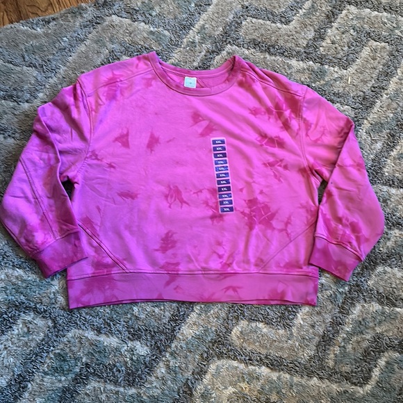 Tops New Womens Xxl Sweatshirt Tye Dye Pink Poshmark